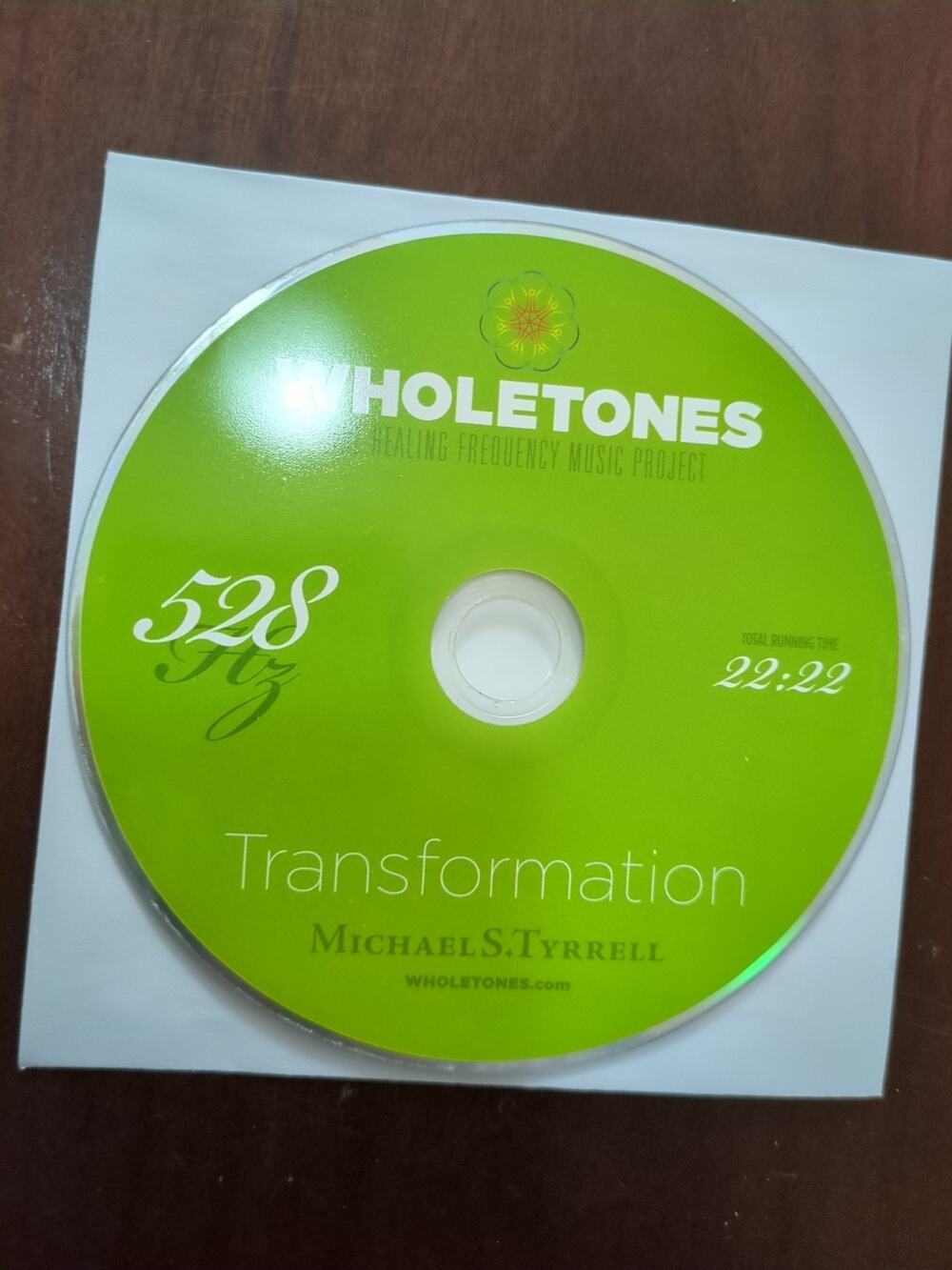 Wholetones - Michael S Tyrrell - Transformation CD disc only